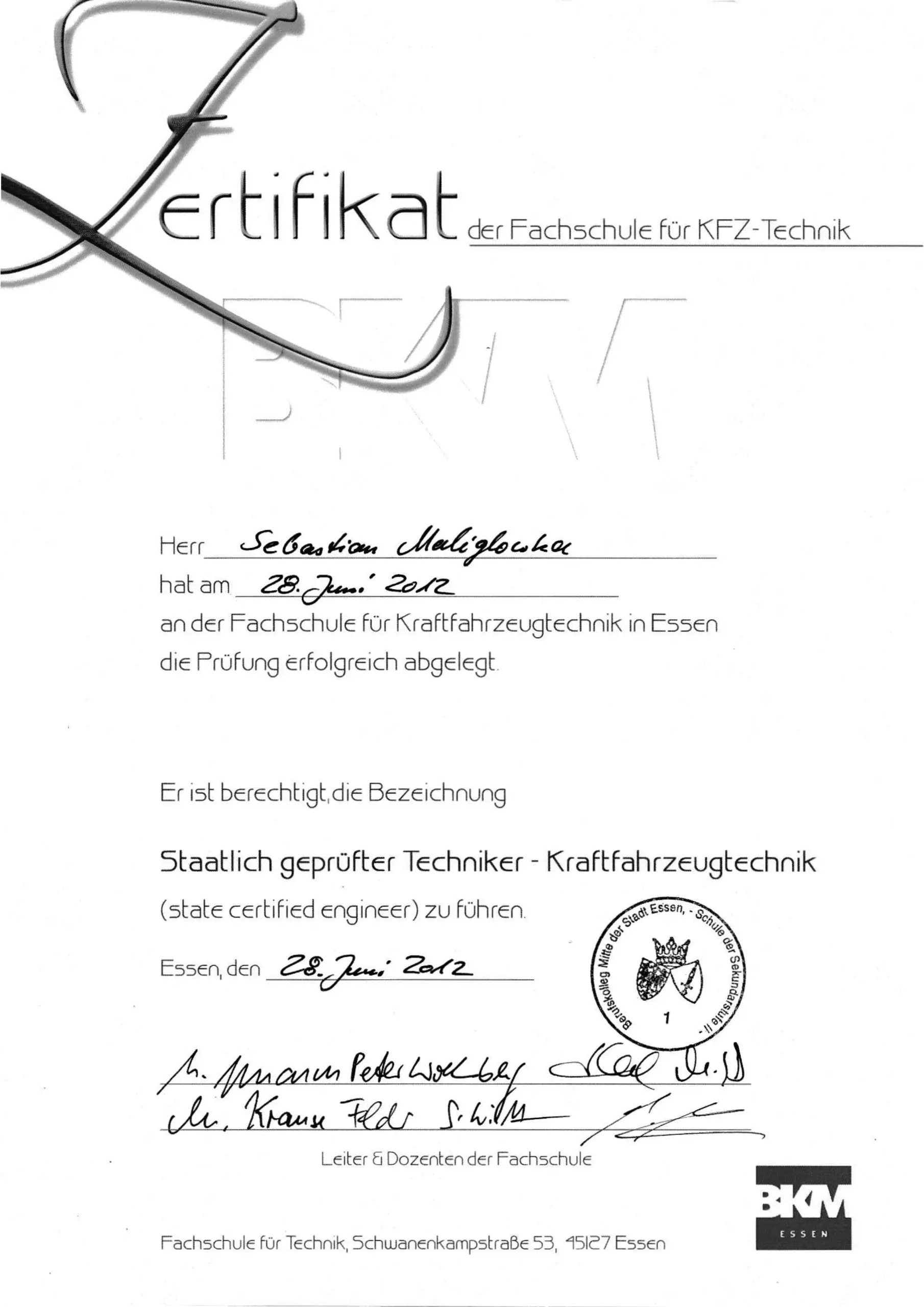 Zertifikat-staatl.-geprüfter-Kraftfahrzeugtechniker